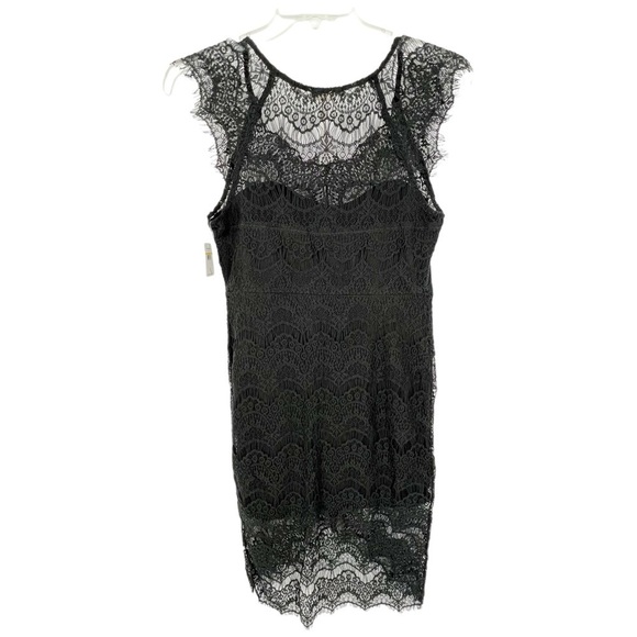 NWT Intimately Free People Black Lace Dark Feminine Dress Medium - Picture 4 of 10